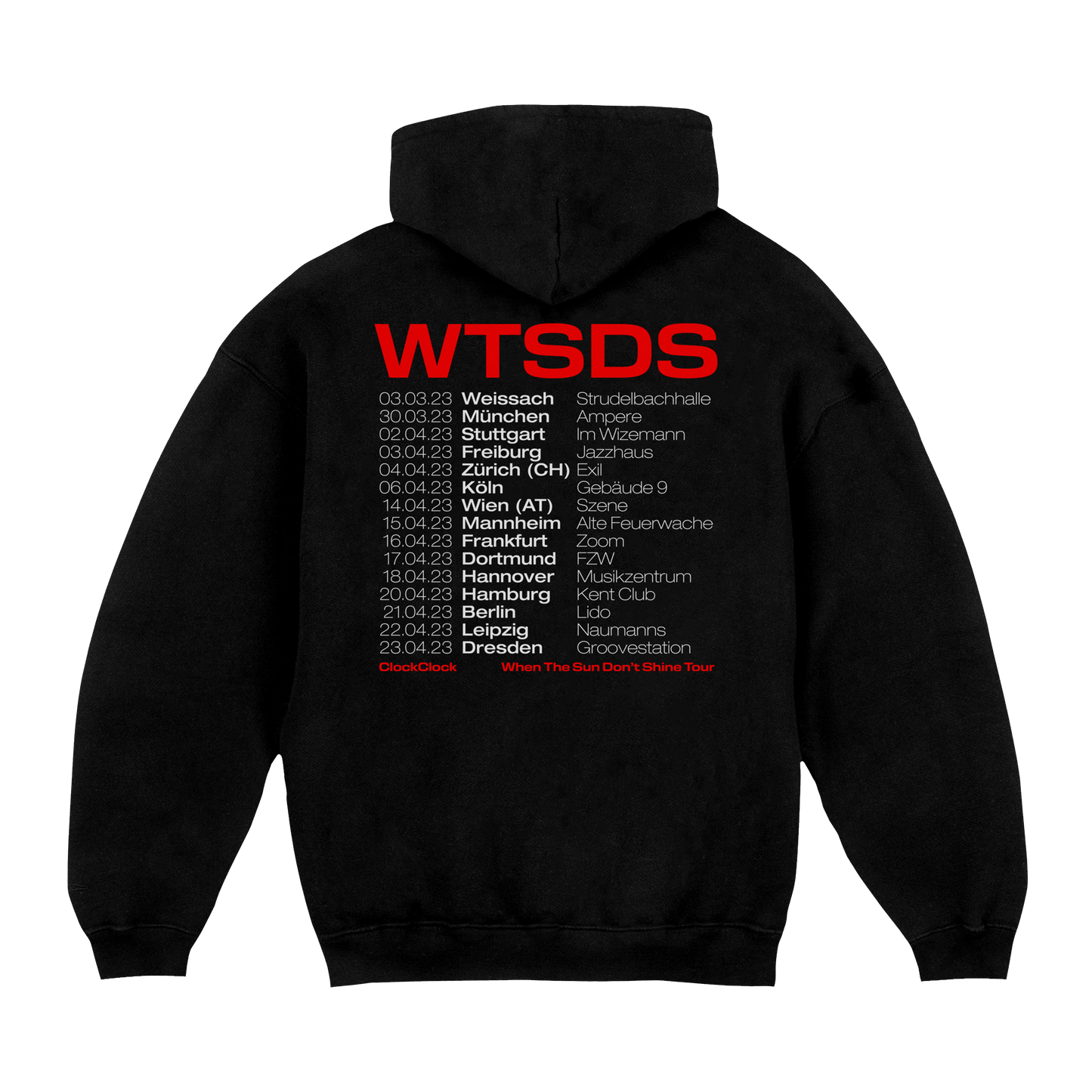 Clock Clock Hoodie 'W.T.S.D.S. Tour 2023'