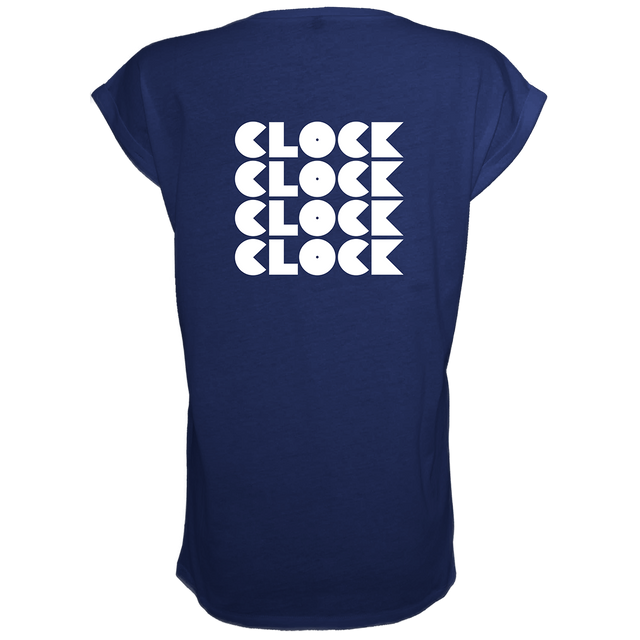 Clock Clock Damen T-Shirt „Logo“